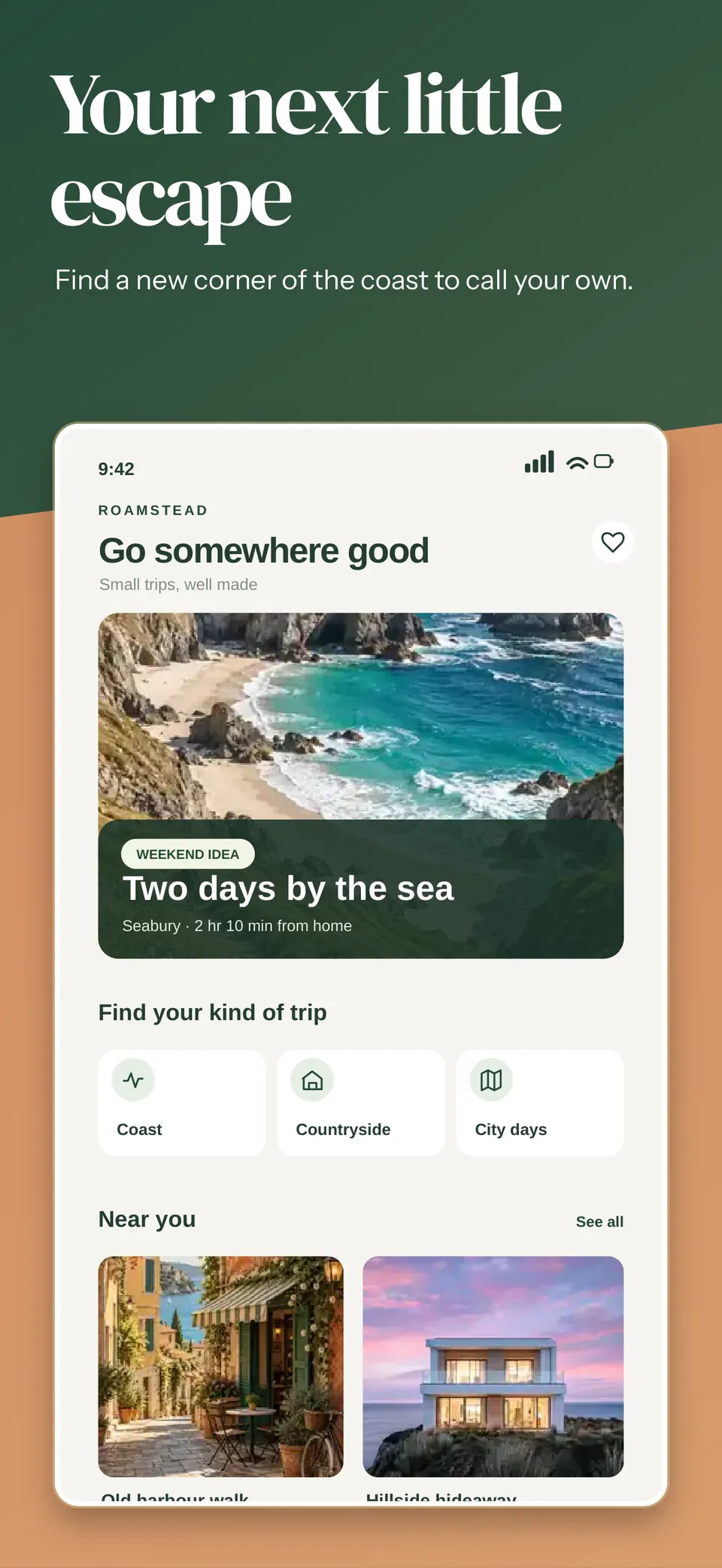 The Colourful App Store screenshot set design made for a third business, with its own details and brand.