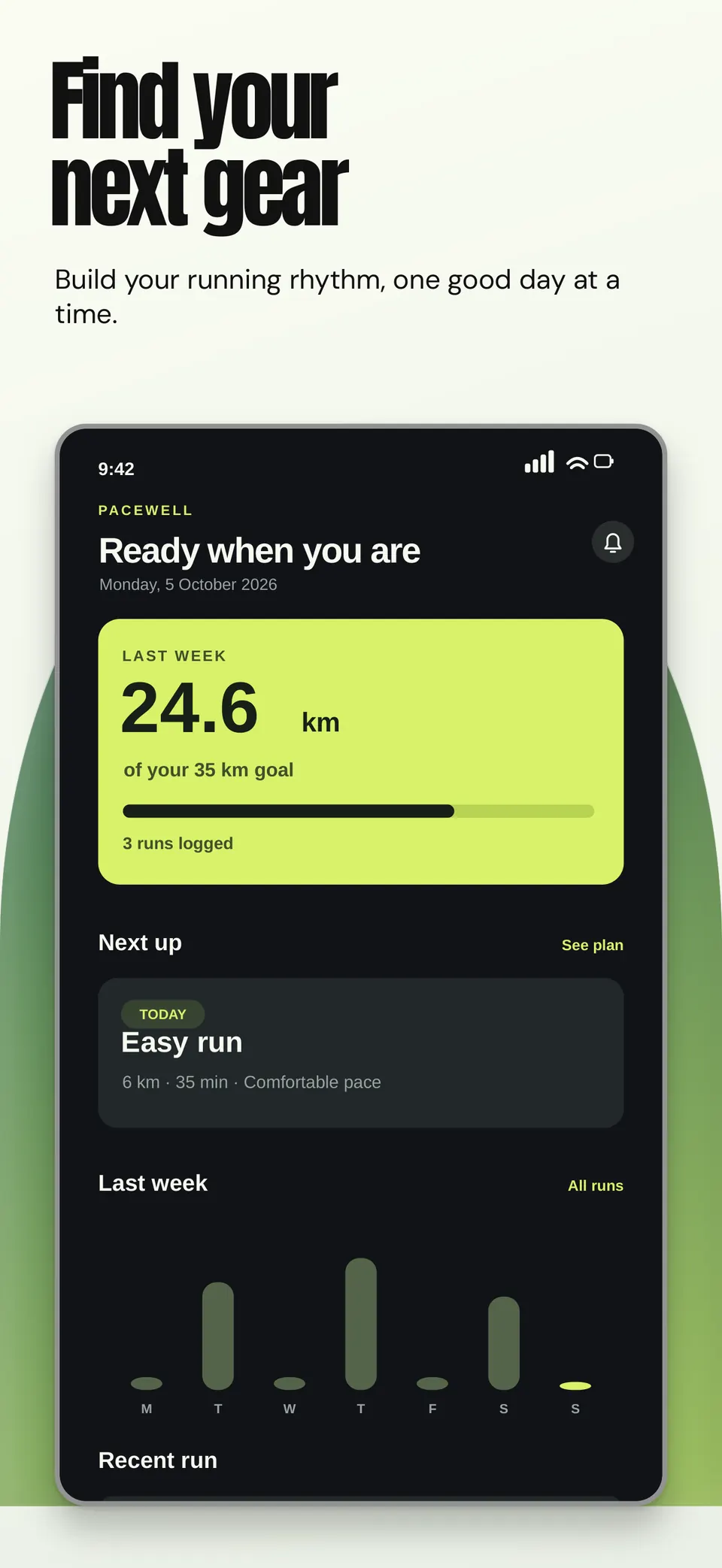 The App Store screenshot set with full app screens design made for a second business, with its own details and brand.