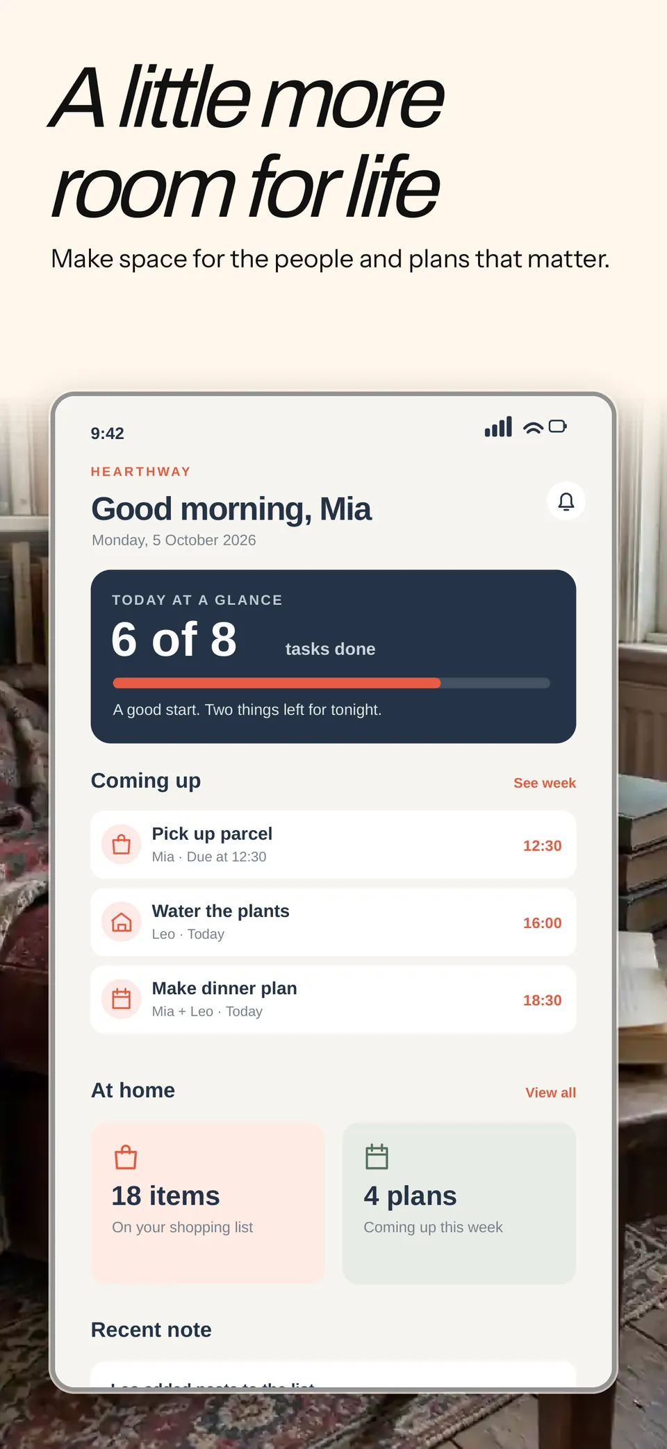 The App Store screenshot set with photos design made for a second business, with its own details and brand.