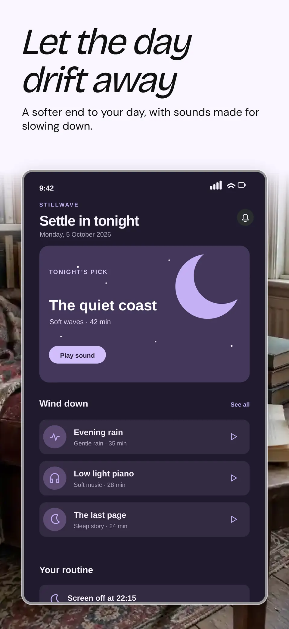 The App Store screenshot set with photos design made for a third business, with its own details and brand.
