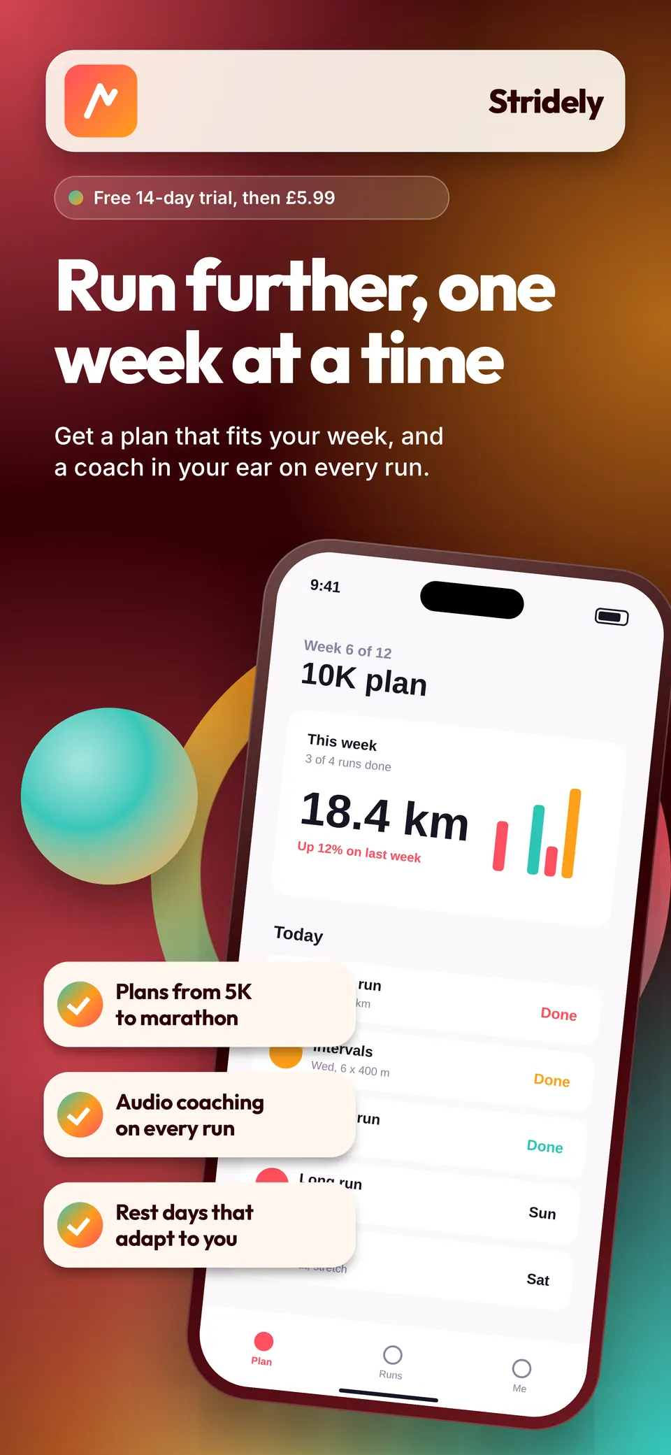 The App Store screenshot design made for a third business, with its own details and brand.