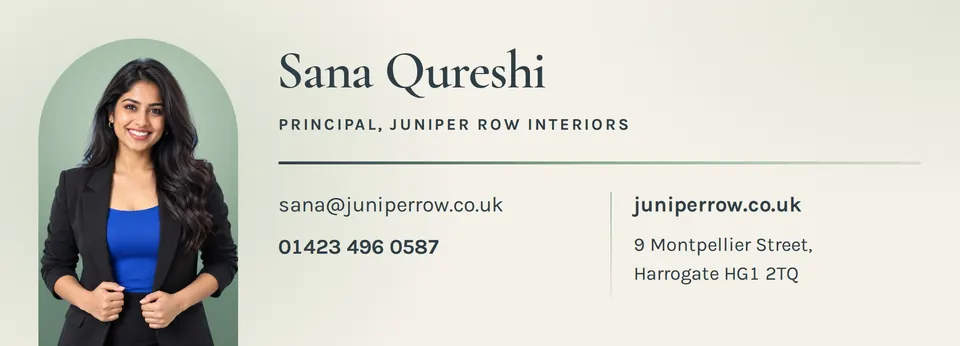 The Arch email signature design made for a second business, with its own details and brand.