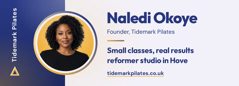 The Portrait email signature design made for a second business, with its own details and brand.