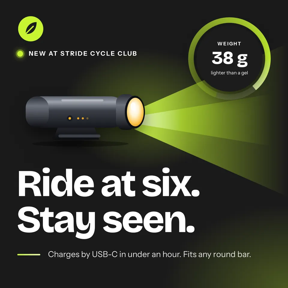 The Product launch square design made for a third business, with its own details and brand.