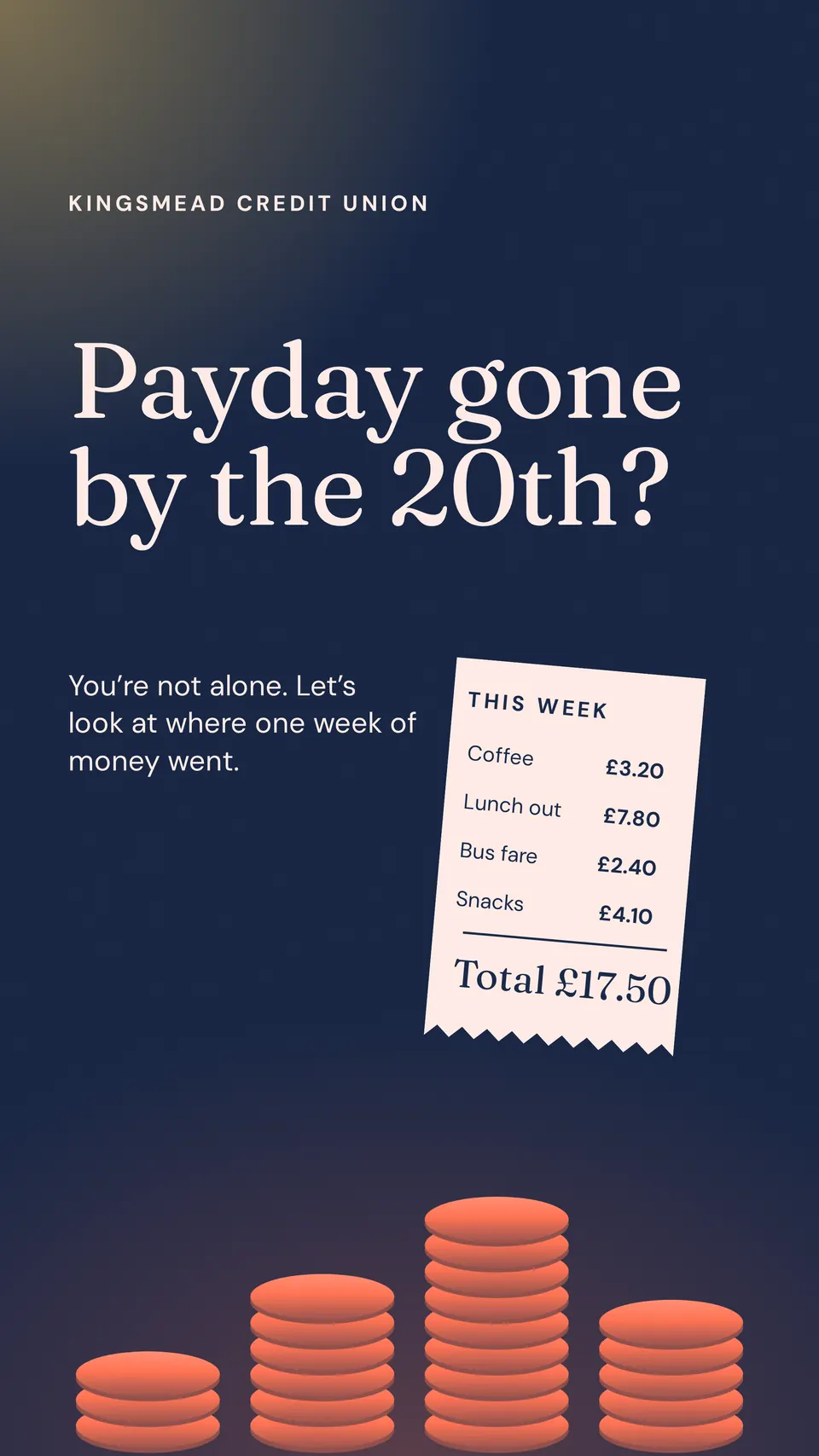 The TikTok budget tips design made for a second business, with its own details and brand.