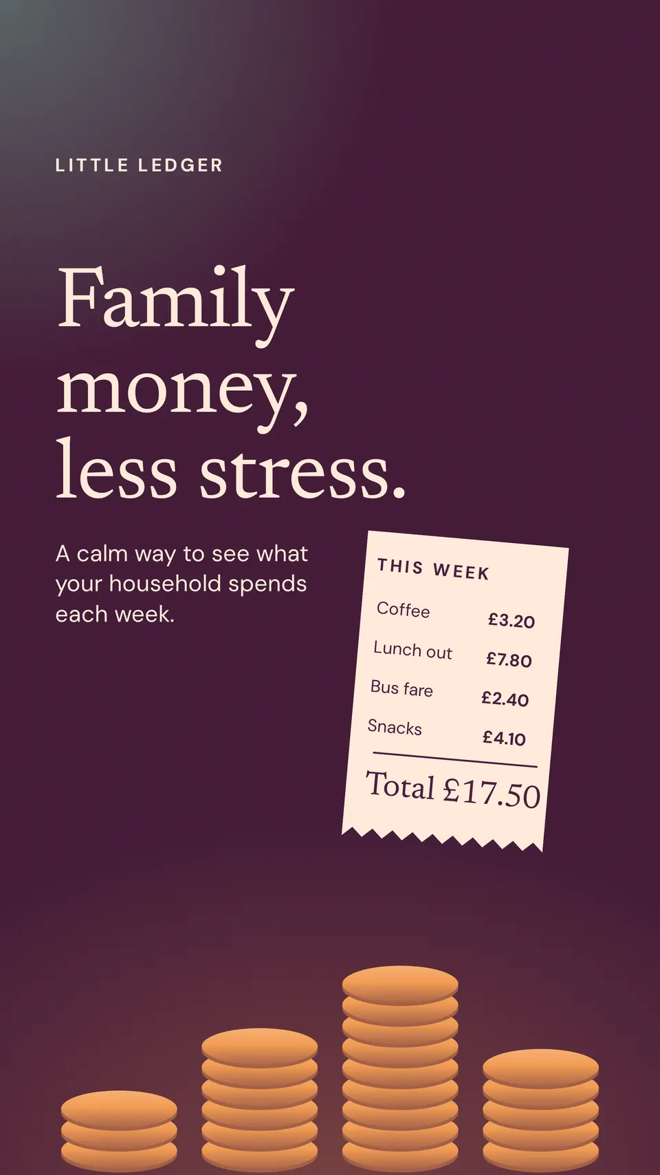 The TikTok budget tips design made for a third business, with its own details and brand.