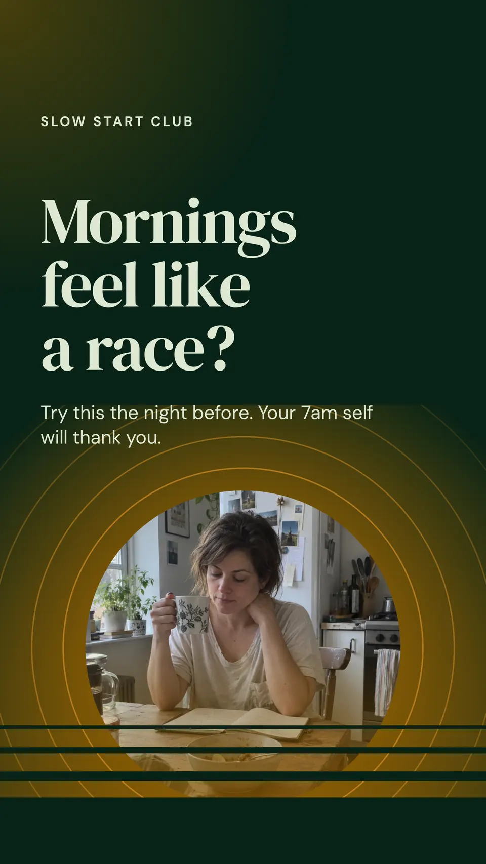 The TikTok morning planner design made for a second business, with its own details and brand.