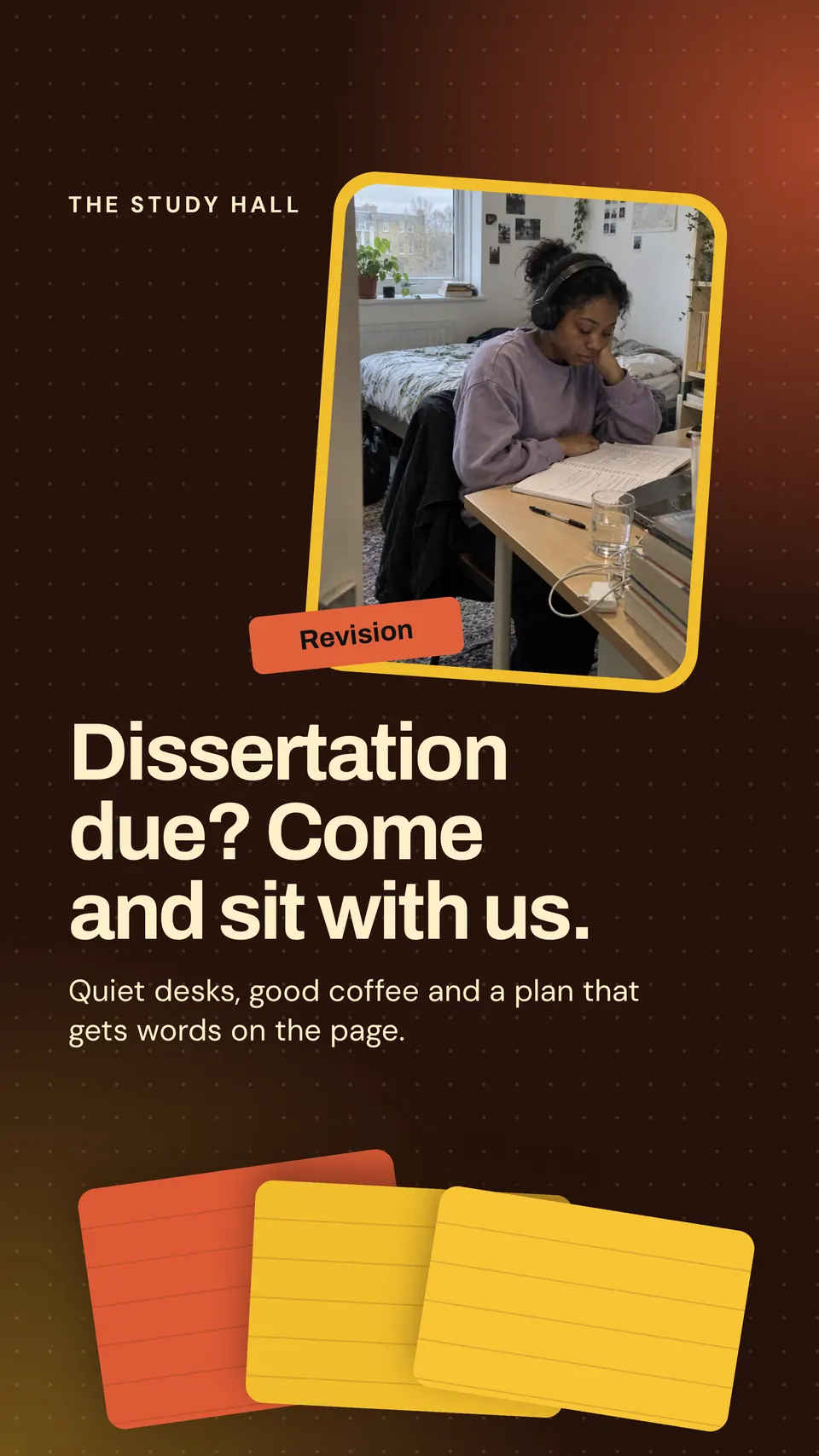 The TikTok study planner design made for a third business, with its own details and brand.
