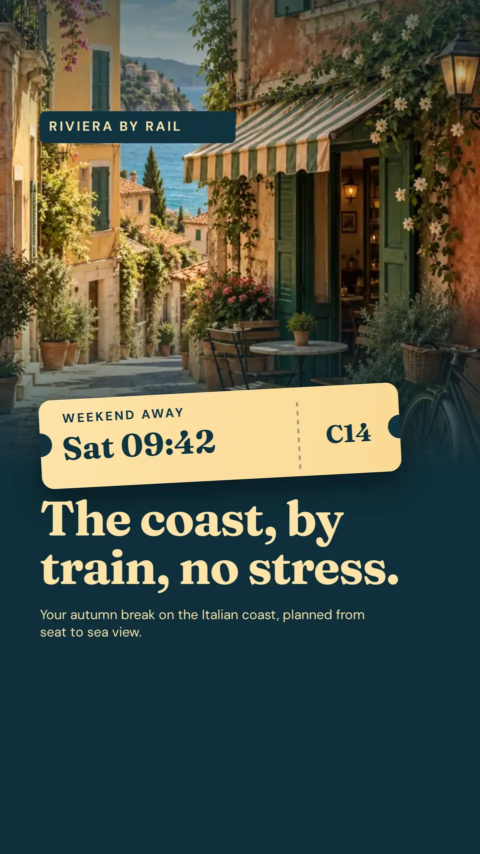 The TikTok travel planner design made for a second business, with its own details and brand.